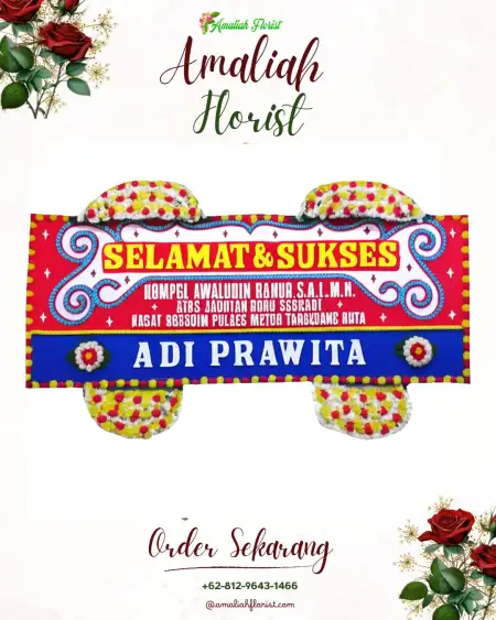 Papan Bunga Ucapan Selamat donggala